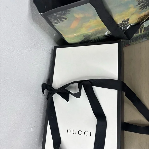 Gucci Black Double G Marmont Mini Backpack with Gold Hardware - Picture 10 of 11